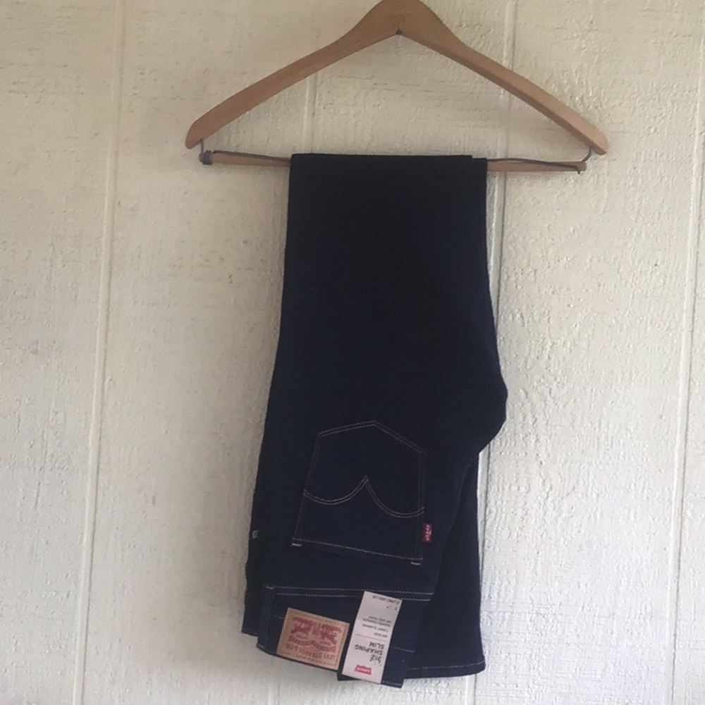 Levi’s 312 shaping slim dark blue jeans 26 x 32 Long - Picture 15 of 16